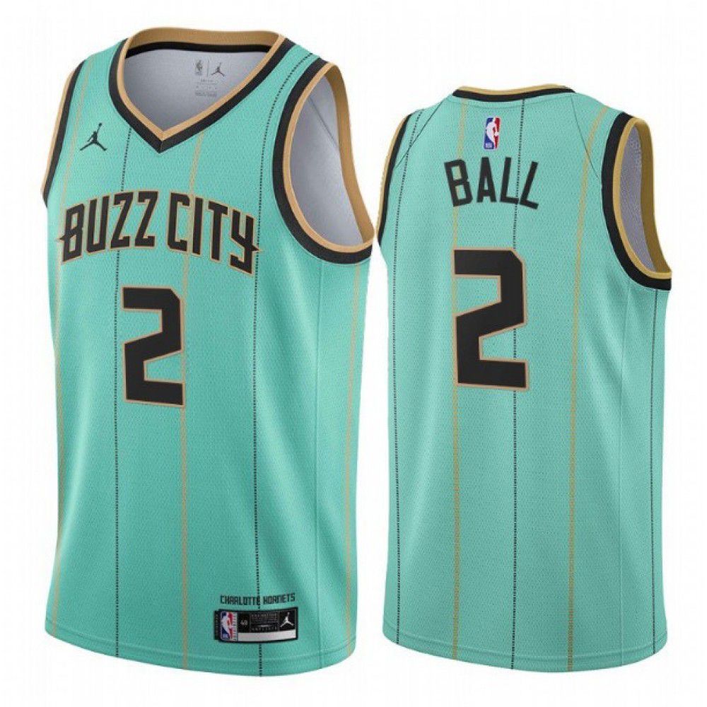 Men's Charlotte Hornets Lamelo Ball #2 Jordan Green Swingman Jersey - Association Edition-Pro Kit Vault | Brand New 26/27 Sports Jerseys